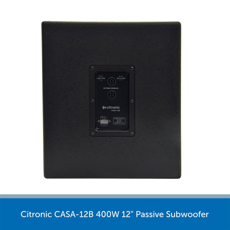 Citronic CASA-12B 12" 400W Passive Subwoofer