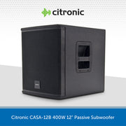 Citronic CASA-12B 12" 400W Passive Subwoofer