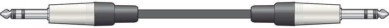 1x 6.35mm Stereo Jack to 1x 6.35mm Stereo Jack Audio Cable - 0.75m, 1.5mm, 3m or 6m