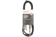 1x 6.35mm Mono Jack to 2x RCA Phono Plugs, High-quality Audio Cable
