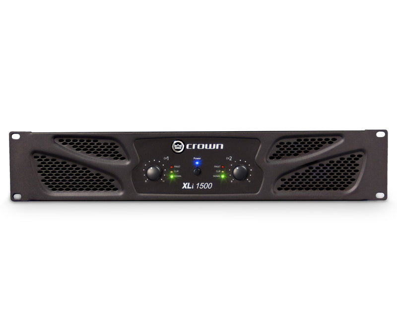 Crown XLi 1500 Power Amplifier, 2 x 450W @ 4 Ohms