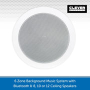 6" 100V Flush-Mount Ceiling Speakers
