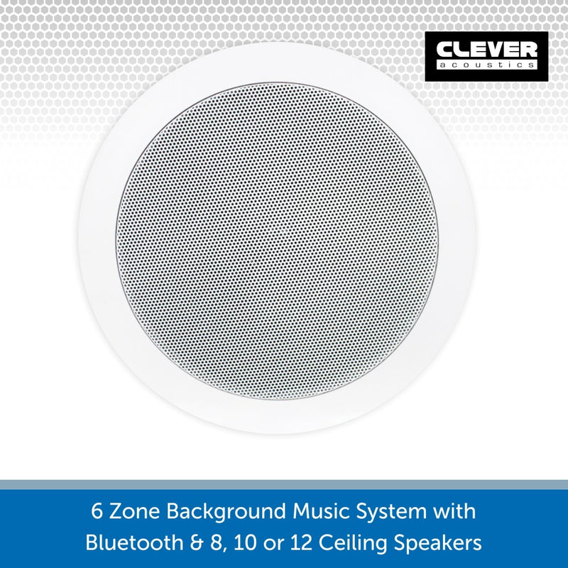 6" 100V Flush-Mount Ceiling Speakers