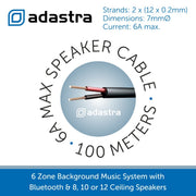 100m Drum of double insulated speaker cable