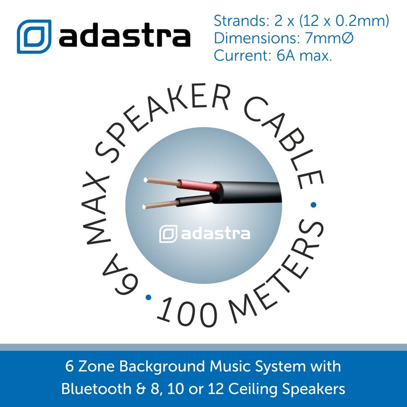 100m Drum of double insulated speaker cable