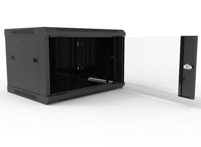 19" Rack Mount Cabinets - Lockable Door - Tamper Proof - 450mm or 600mm Deep