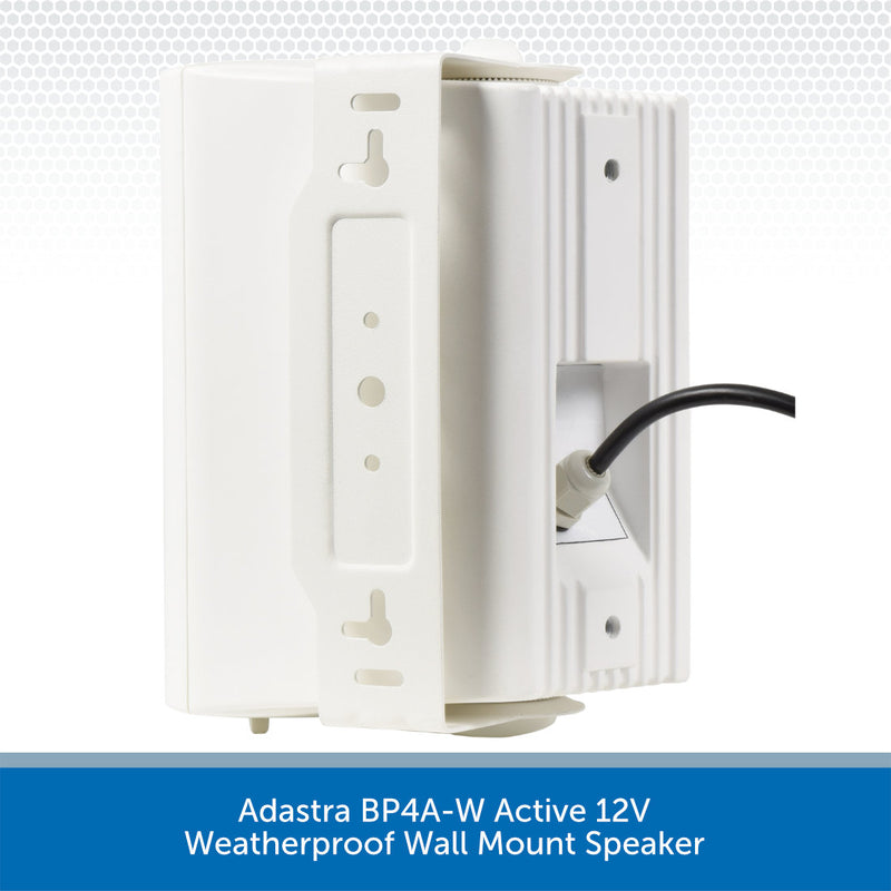 Adastra BP4A-W Active 12V Weatherproof Wall Mount Speaker