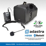 Adastra H25B - Handheld PA System with Bluetooth