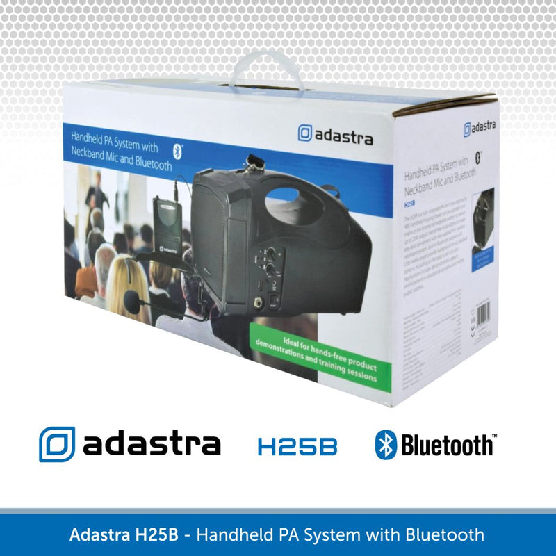 Adastra H25B - Handheld PA System with Bluetooth