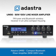 Adastra UM90 - Compact Bluetooth Mixer Amplifier