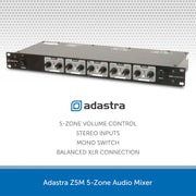 Adastra Z5M 5-Zone Audio Mixer