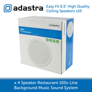 Box for Adastra CC6V Premium 6.5" 50w 100v Ceiling Speaker