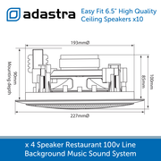 Diagram high quality 2 way ceiliing speakers