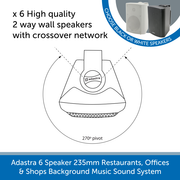 Adastra speaker size chart