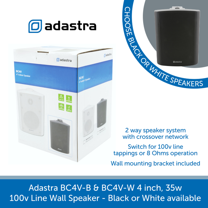 Showing the box for a Adastra BC4V-B & BC4V-W