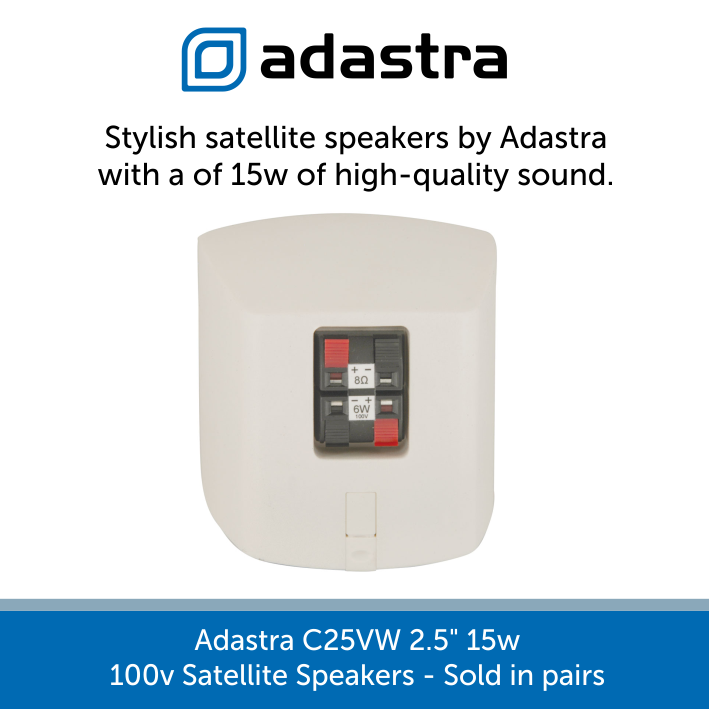Showing the back of a Adastra C25VW 