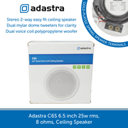 A box for a Adastra C6S Ceiling Speaker