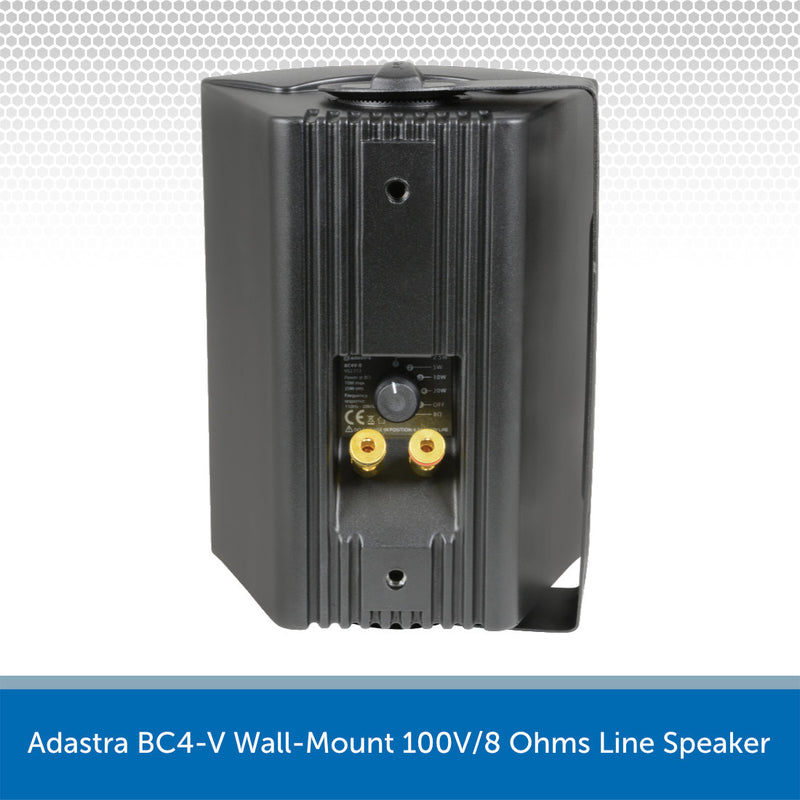 2 x 4" Wall Speaker Music System with Bluetooth Stereo Amplifier