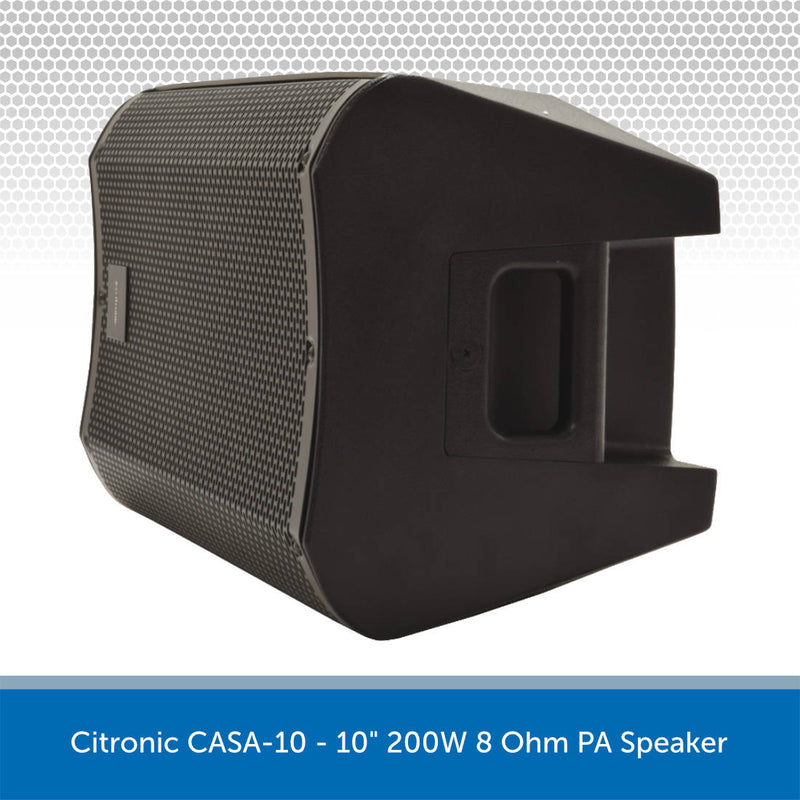 Citronic CASA-10 10" 200W Passive PA Speaker, 8 Ohms