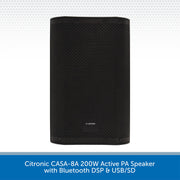 Citronic 700W 2.1 System with CASA-8A Speakers and CASA-10BA Subwoofer