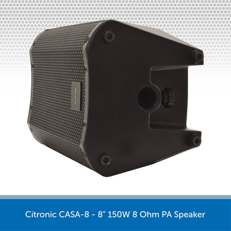 Citronic CASA-8 8" 150W Passive PA Speaker, 8 Ohms