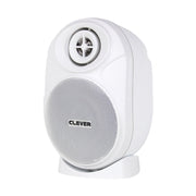 Photo of the Clever Acoustics BGS 20T's Showing the Supplied Surface Mount Stand