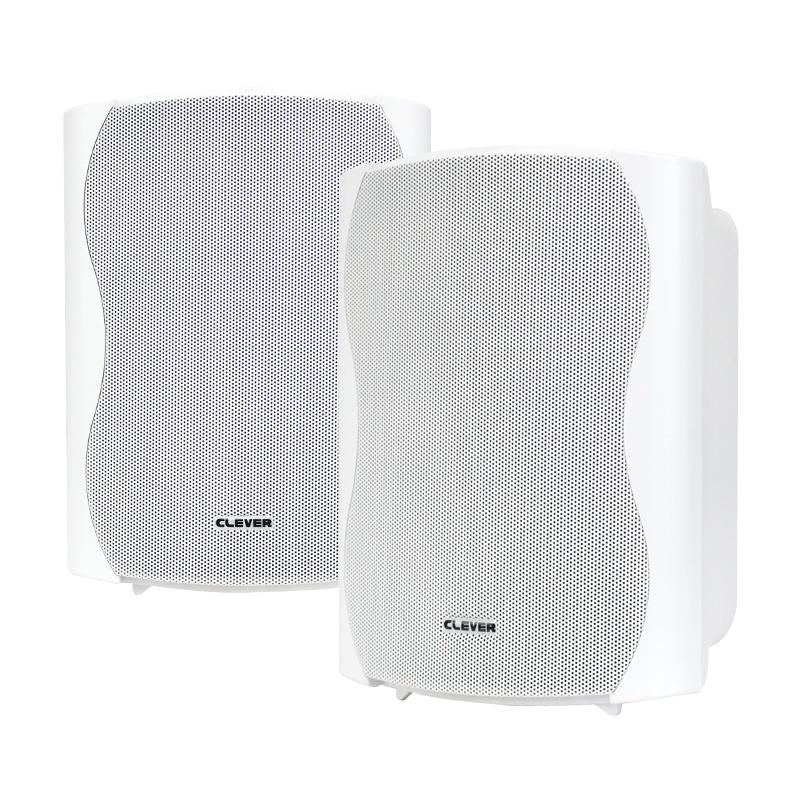 Clever Acoustics BGS Series Wall Mount Speakers - 100V or 8 Ohms, Black or White