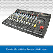 Citronic CSL-14 Mixing Console with 14 inputs