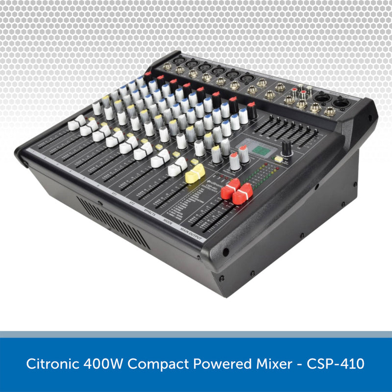 Citronic 400W Compact Powered Mixer - CSP-410