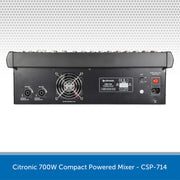 Citronic 700W Compact Powered Mixer - CSP-714