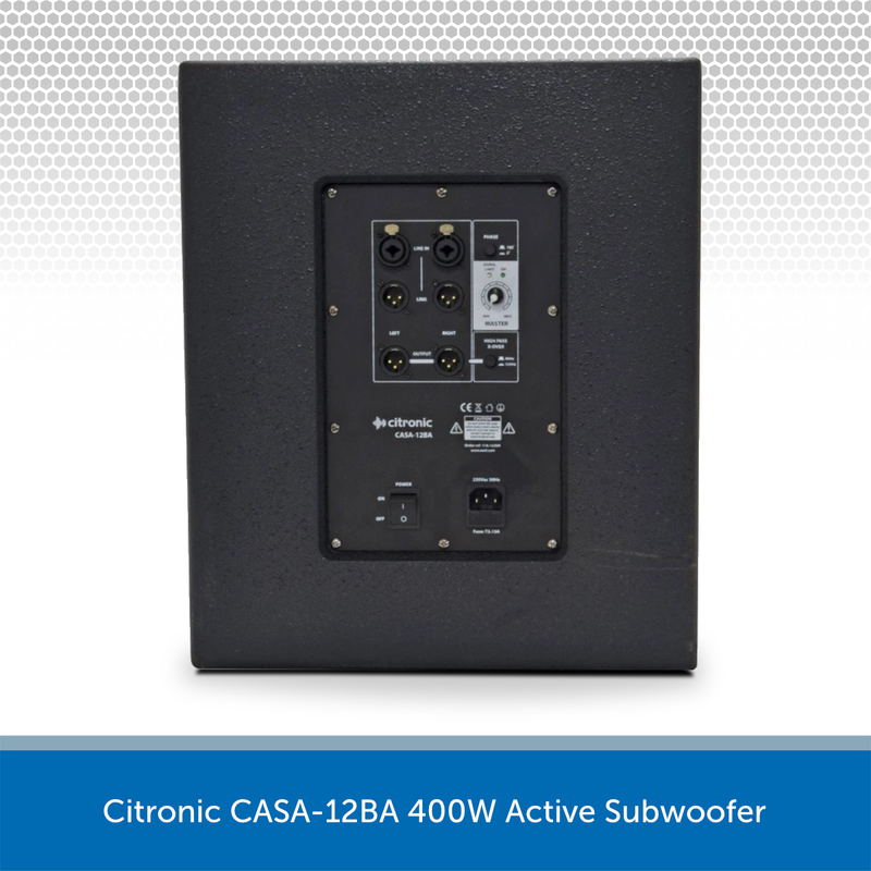 Citronic CASA-12BA 400W Active Subwoofer