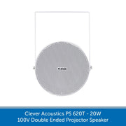 Clever Acoustics PS 620T 20W 100V Double Ended Projector Speaker