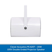 Clever Acoustics PS 620T 20W 100V Double Ended Projector Speaker