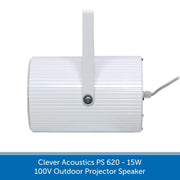 Clever Acoustics PS 620 15W 100V Outdoor Projector Speaker