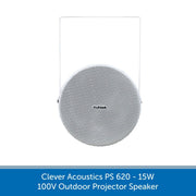 Clever Acoustics PS 620 15W 100V Outdoor Projector Speaker