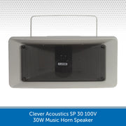 Front of a Clever Acoustics SP 30 100V 30W Music Horn Speaker