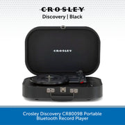 Crosley Discovery CR8009B Portable Bluetooth Record Player