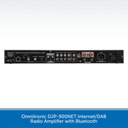 Omnitronic DJP-900NET Internet/DAB Radio Amplifier with Bluetooth