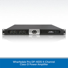 Wharfedale Pro DP-4035 4-Channel Class-D Power Amplifier, 2 Ohms