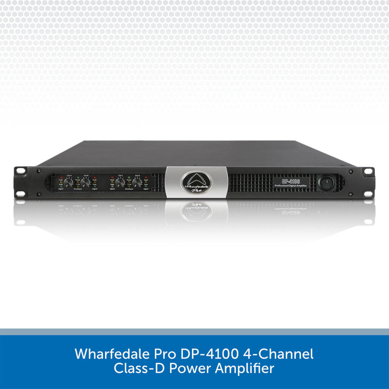Wharfedale Pro DP-4100 4-Channel Class-D Power Amplifier
