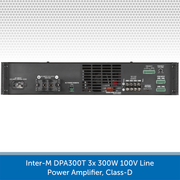 Inter-M DPA300T 3x 300W 100V Line Power Amplifier, Class-D