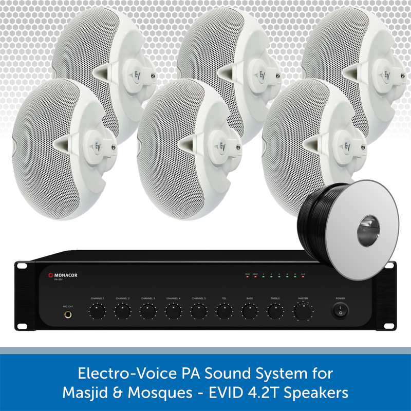 Electro-Voice PA Sound System for Masjid & Mosques - EVID 4.2T Speakers