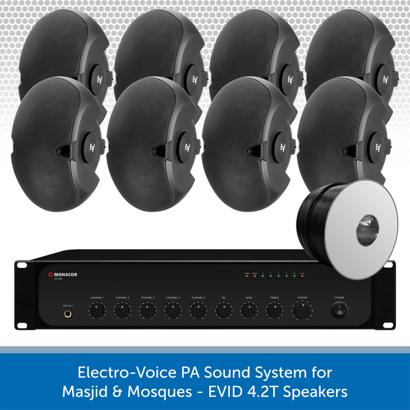 Electro-Voice PA Sound System for Masjid & Mosques - EVID 4.2T Speakers