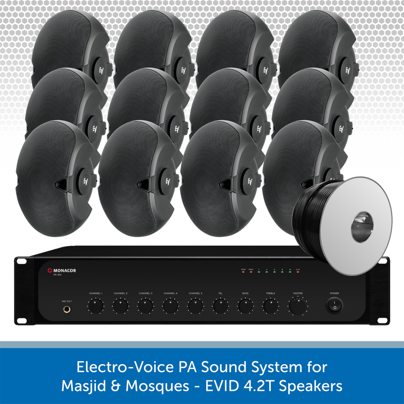 Electro-Voice PA Sound System for Masjid & Mosques - EVID 4.2T Speakers