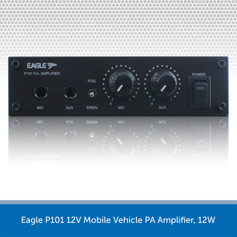 Eagle P101 12V Mobile Vehicle PA Amplifier, 12W