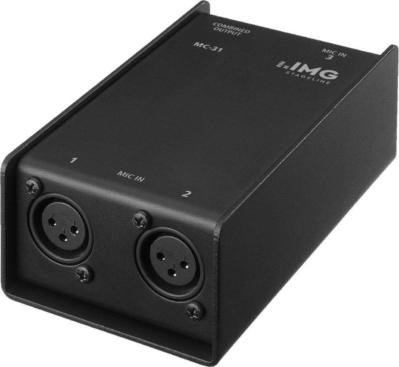 IMG Stageline MC-31 3-Way Microphone Combiner