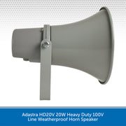 Adastra HD20V 20W Heavy Duty 100V Line Weatherproof Horn Speaker