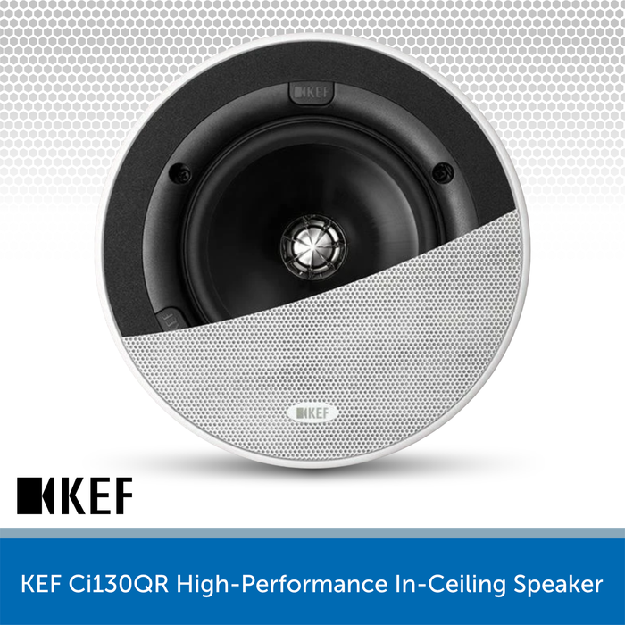 KEF Ci130QR 5.25" High-Performance In-Ceiling Speaker