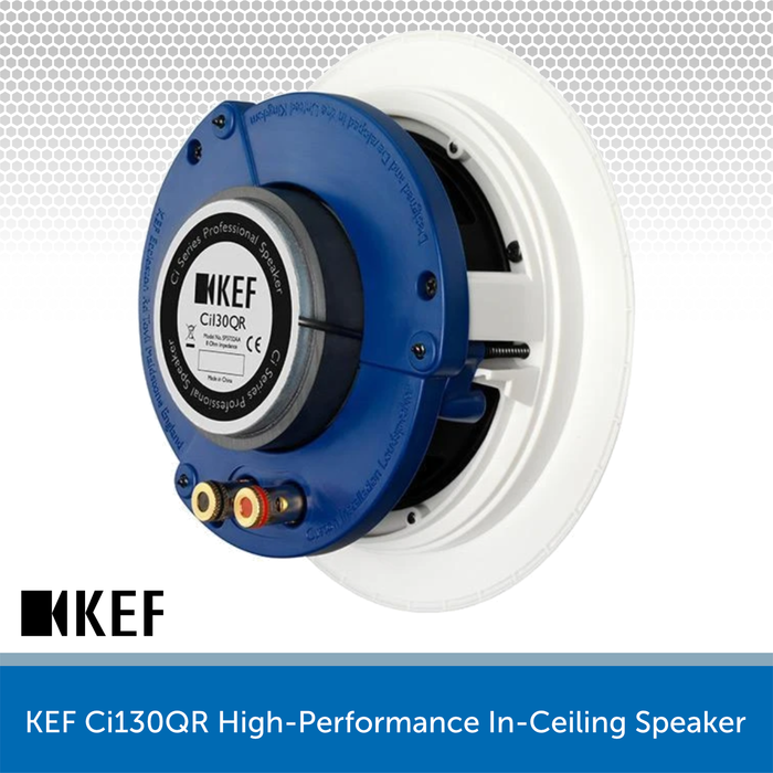 KEF Ci130QR 5.25" High-Performance In-Ceiling Speaker