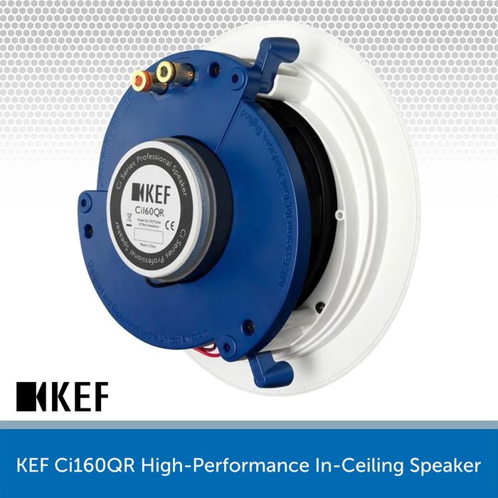KEF Ci160QR High-Performance In-Ceiling Speaker